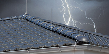 Äußerer Blitzschutz bei DC Elektromeisterbetrieb in Mannheim